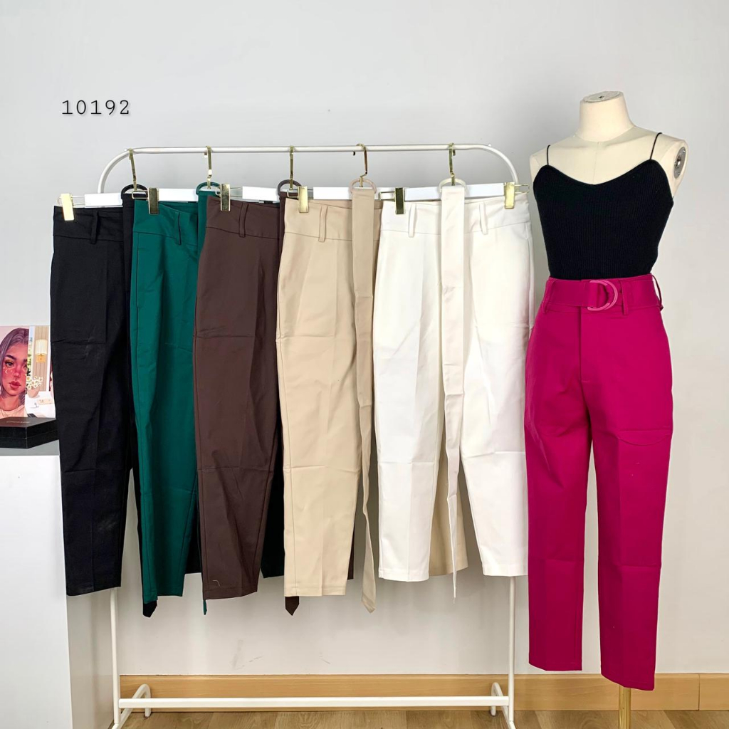 522065 - 10192 CELANA COZY BANGKOK COZY PANTS 9012 PANJANG FREE BELT SIZE S-XL PREMIUM CASUAL CELANA