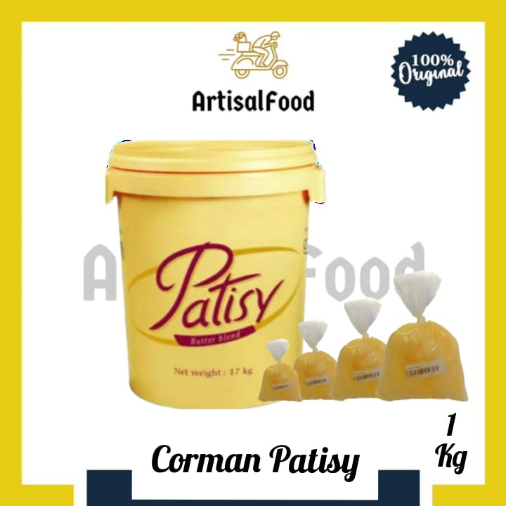 mentega CORMAN PATISY BUTTER 1kg TIMB