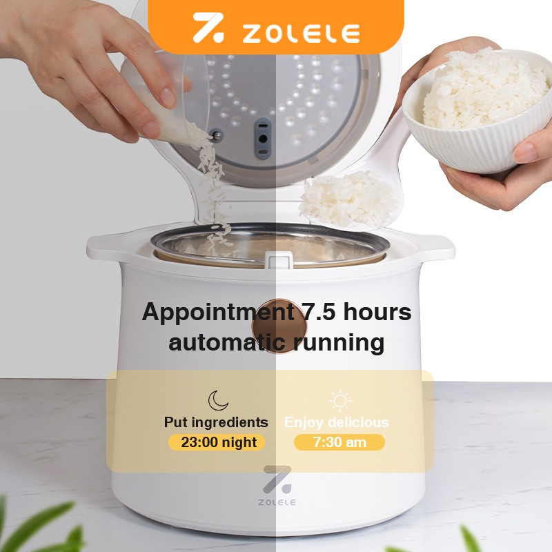 ZOLELE RC202L Penanak Nasi Low Sugar Rice Cooker 2L Multi Function Cooke Rice Soup Separation Electric Rice Cooker