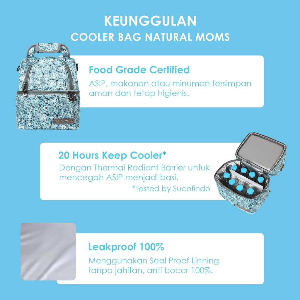 NATURAL MOMS COOLER BAG MOMY