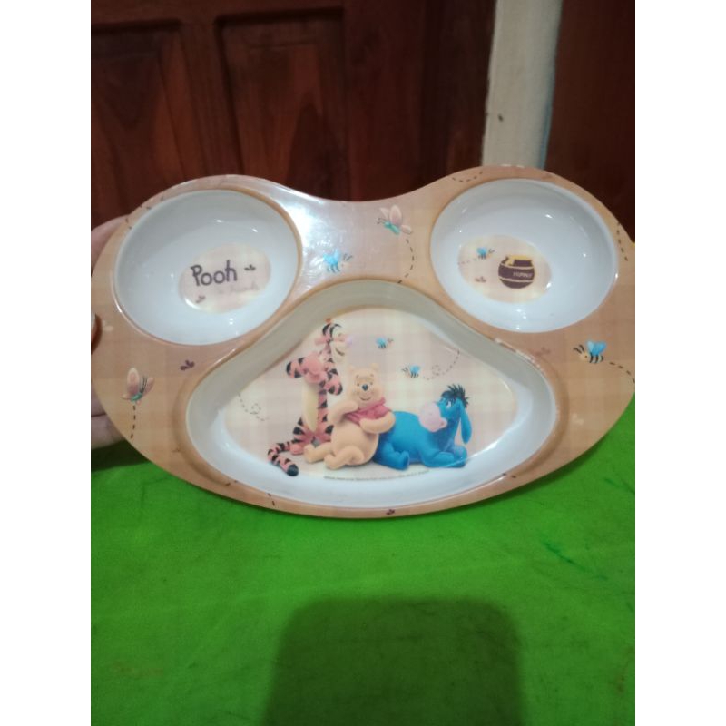 Onyx Piring Makan Sekat Anak | Piring 3 sekat melamin onyx