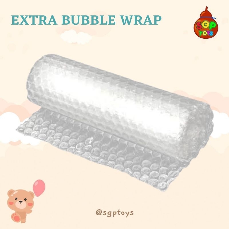 

EXTRA BUBBLE WRAP (mini - kecil - tengah)