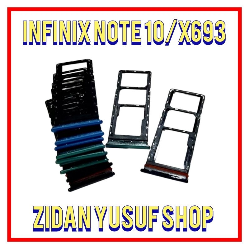 SIMTRAY SIM CARD SIM LOCK DUDUKAN KARTU SIM INFINIX NOTE 10 / X693 ORIGINAL