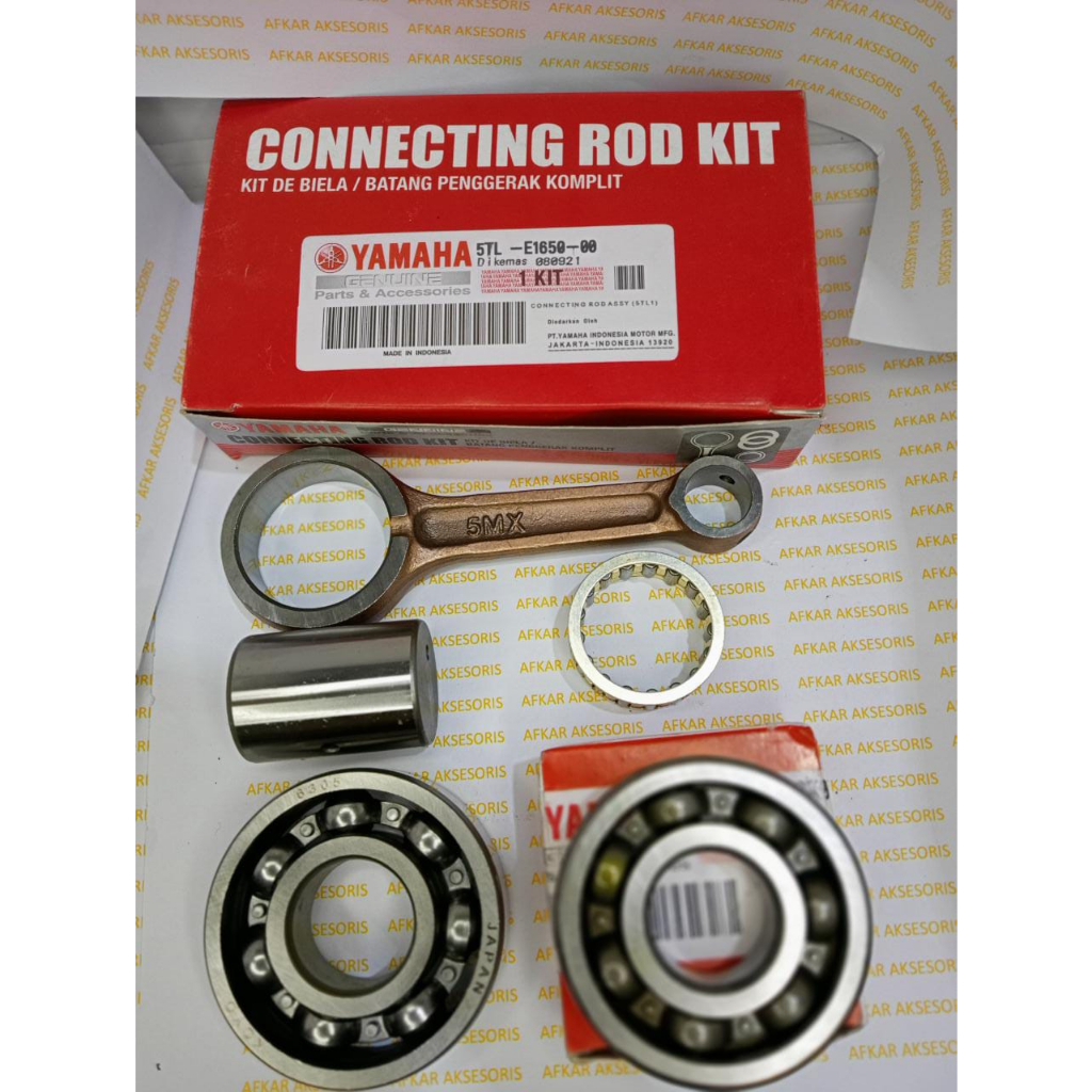 PAKET SET STANG SEHER+BEARING KRUK AS MIO SPORTY MIO SMILE MIO SOUL (5TL/5MX) 63/22-6305