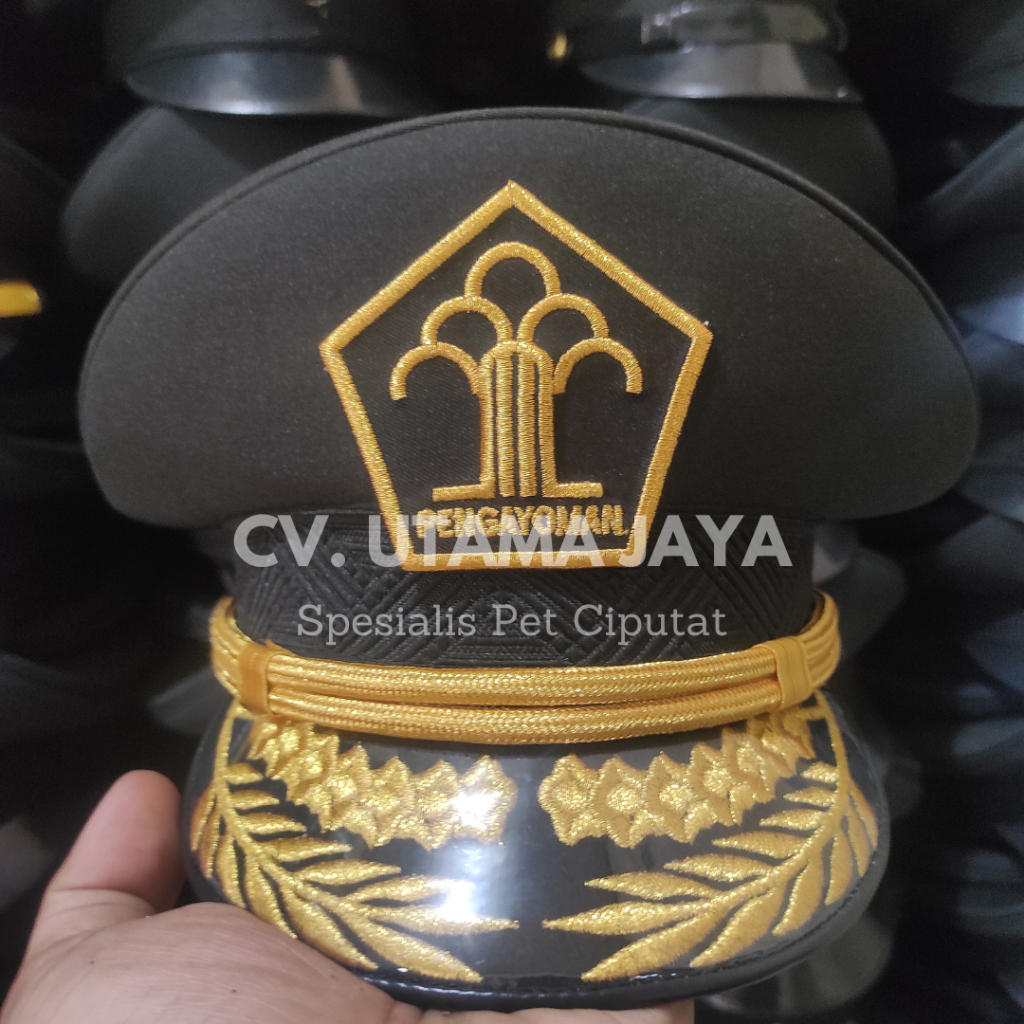 Topi Pet PDU PENGAYOMAN ALLWORK  Gol. 4C 4D Terbaru KEMENKUMHAM LAPAS IMIGRASI KUMHAM PRIA