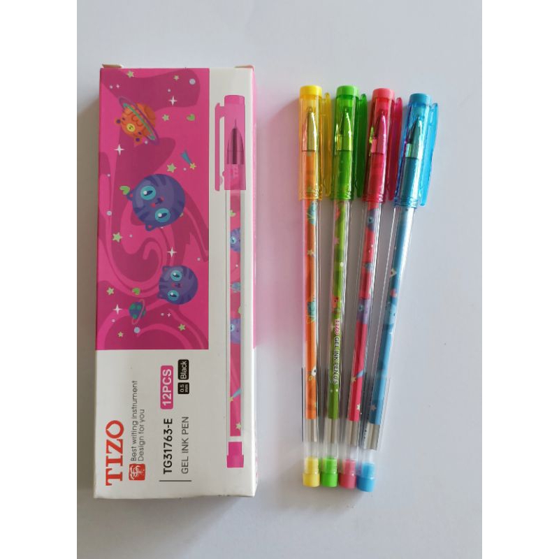 

TIZO Pulpen Gel TG31763-E - 0.5 mm ( Tinta Hitam )