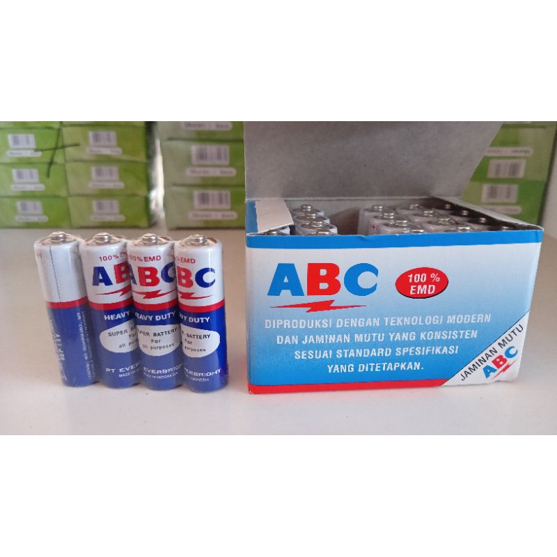BACA DESKRIPSI : BATERAI ABC AA | BATERAI ABC A2 | BATERAI ABC BIRU AA | BATERAI ABC BIRU A2 | BATER