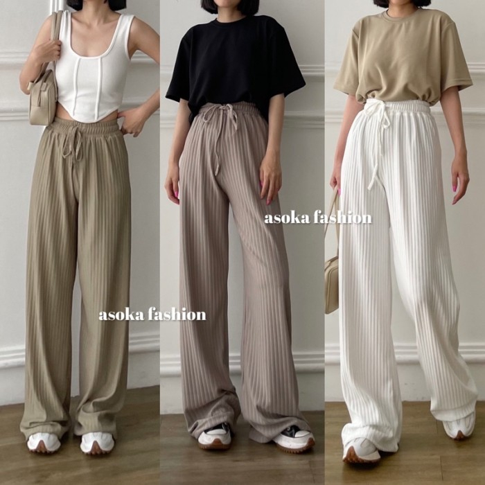 Kulot Knit Highwaist / Kulot Knit Hornets / Kulot Knit Premium Tebal