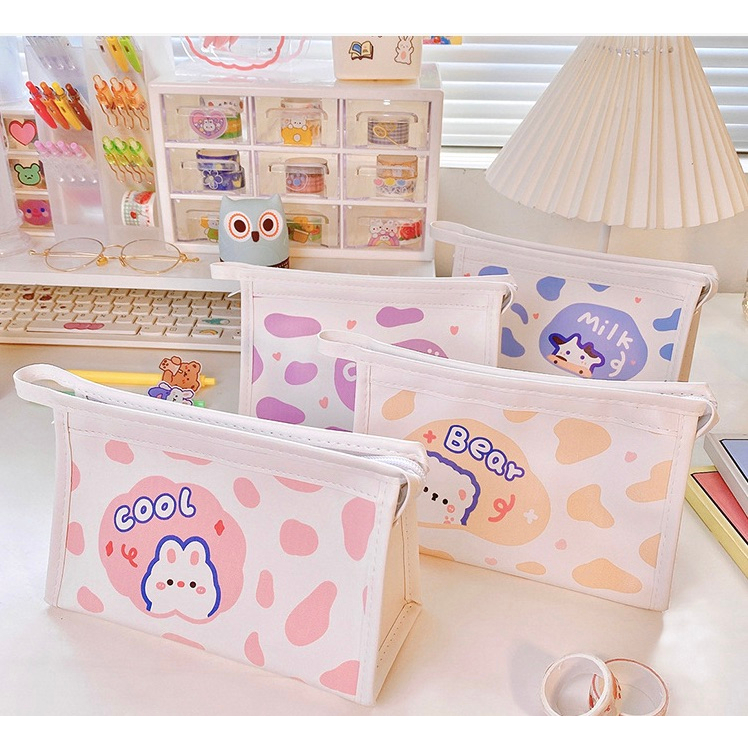 DOMPET KOSMETIK COSMETIC POUCH STORAGE BAG PENSIL CASE