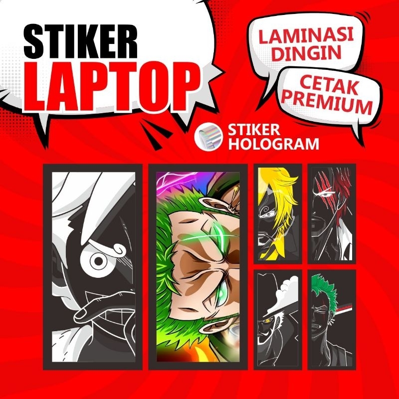 

Stiker Laptop One Piece Edition Premium Hologram Murah