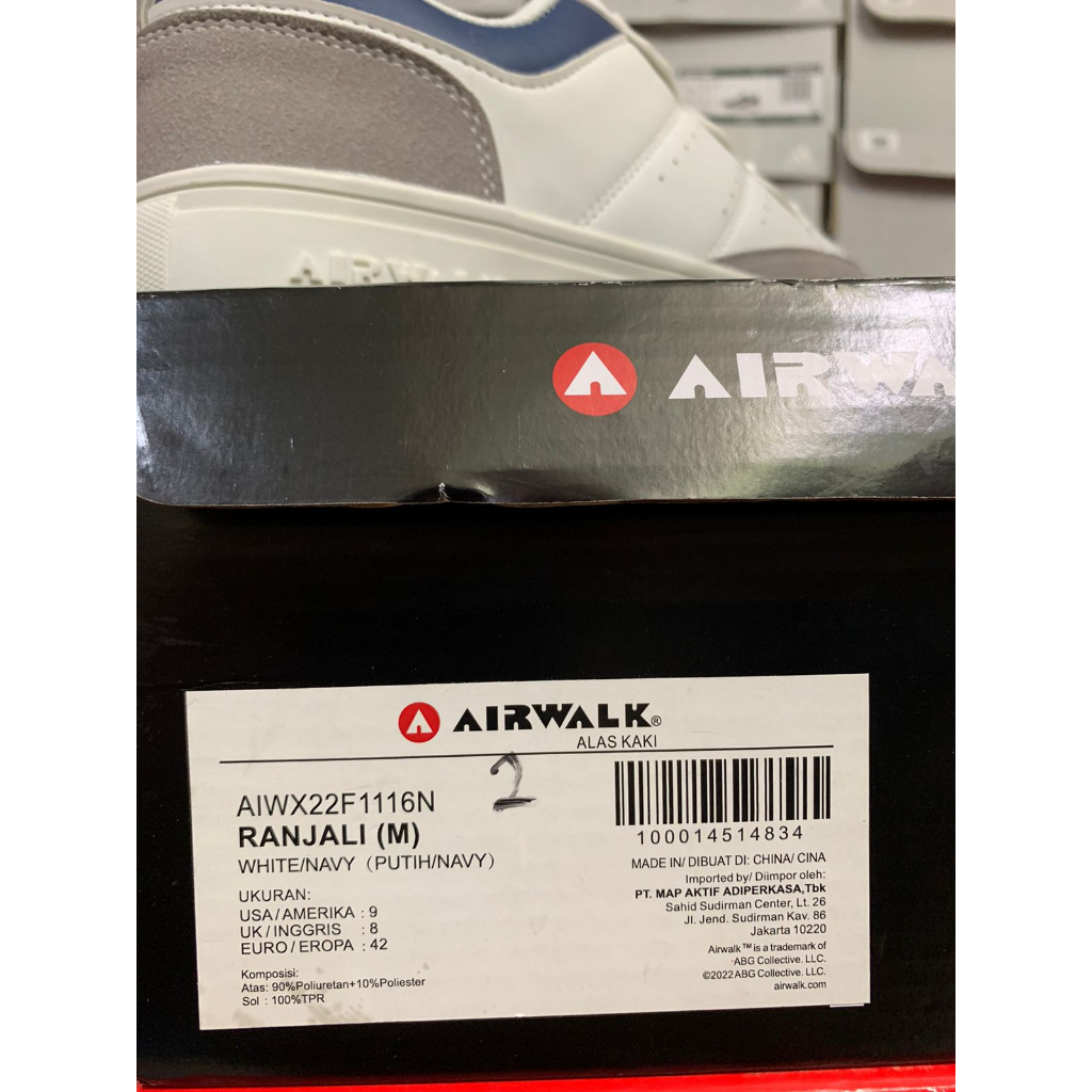 Airwalk Ranjali White/Navy Men's Shoes Original