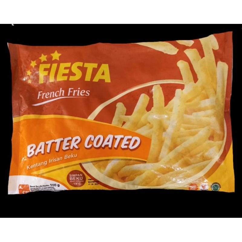 

Fiesta kentang batter coated 500gr / kentang goreng beku