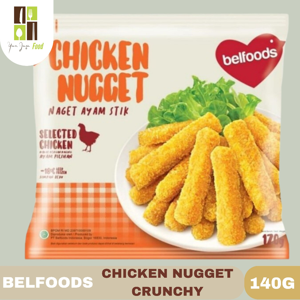 Belfoods Chicken Nugget Stick / Naget Ayam Stick 170g