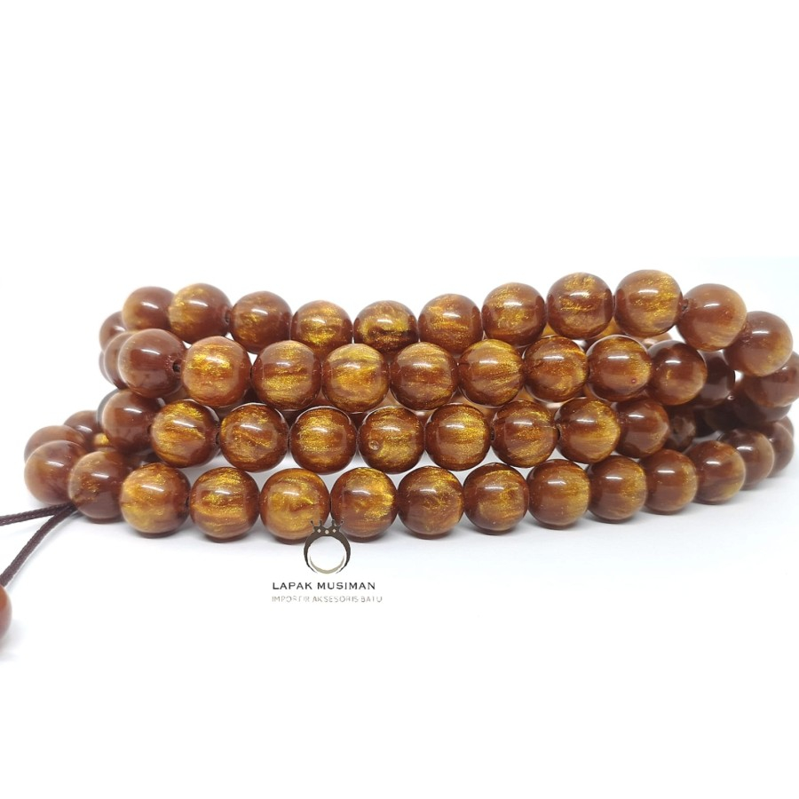 Tasbih Buddha Kayu Tali Arus Import 108 Butir