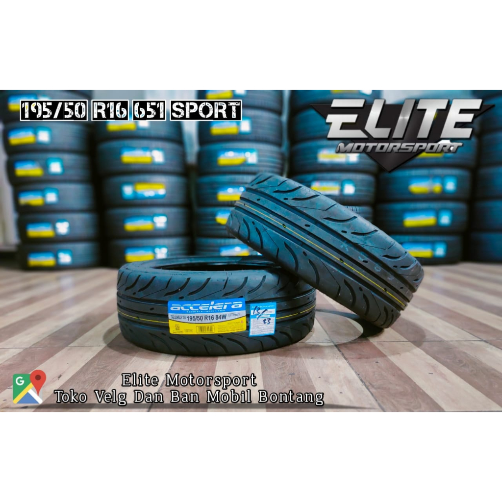 Ban mobil Semi Slick ukuran 195/50 R16 651SPORT