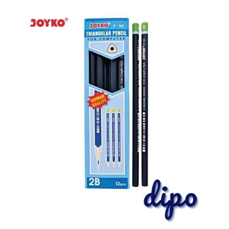 

(M32) Pensil 2B Segitiga P-90 Joyko Satuan