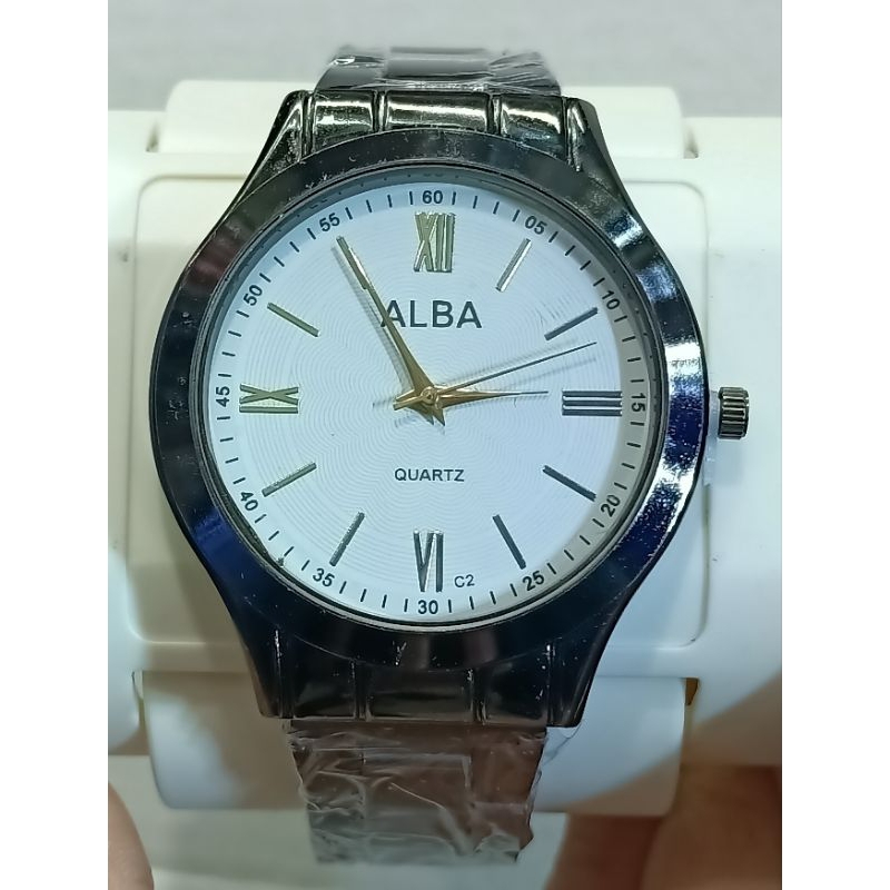 JAM TANGAN COUPLE PRIA WANITA STAINLESS ANALOG