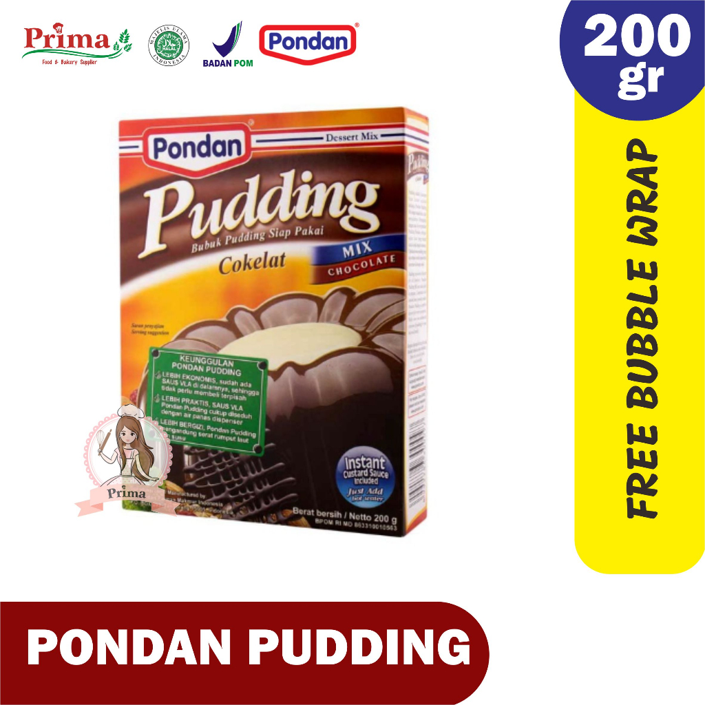 

Pudding coklat - Pondan 200gr