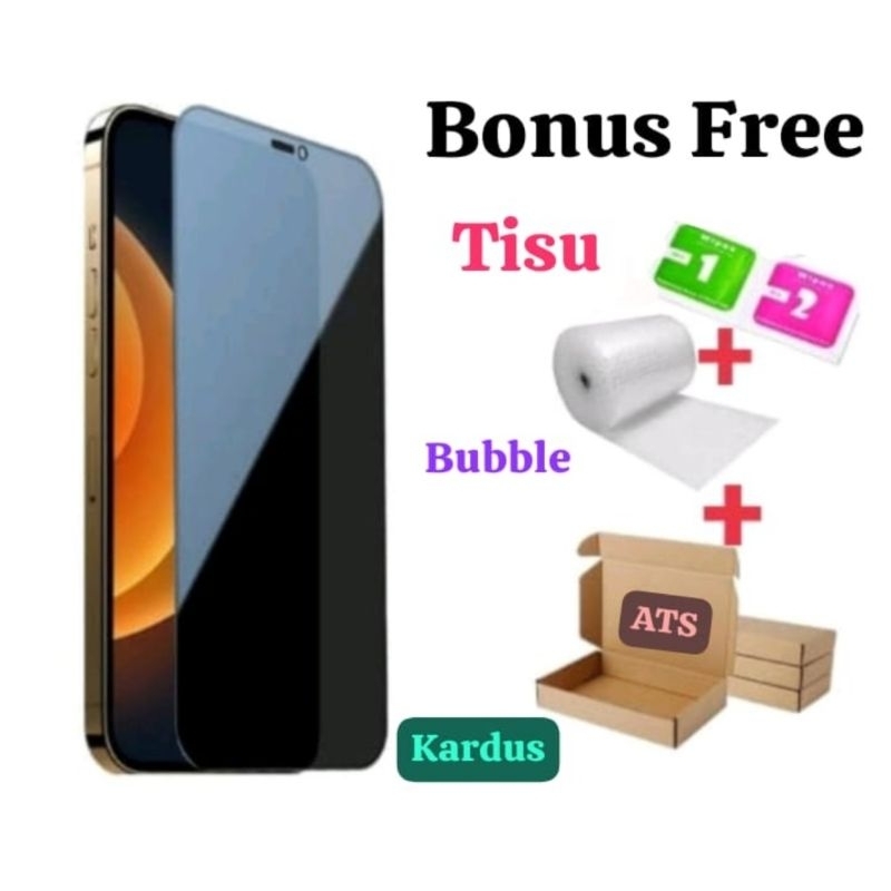TEMPERED GLASS FULL KACA ANTI-SPY VIVO Z1 PRO VIVO T1 PRO VIVO S1 PRO VIVO V11 PRO VIVO V20 SE VIVO V21 4G VIVO V21 5G VIVO V25 PRO VIVO Y01 Y02 Y02S Y1S Y5S Y11 Y12 Y15 Y16 Y17 Y19 Y20 Y21 Y22 Y30 Y30I Y33S Y33T Y35 Y36 Y50 Y81 Y83 Y85 Y91 Y91i Y93 Y95