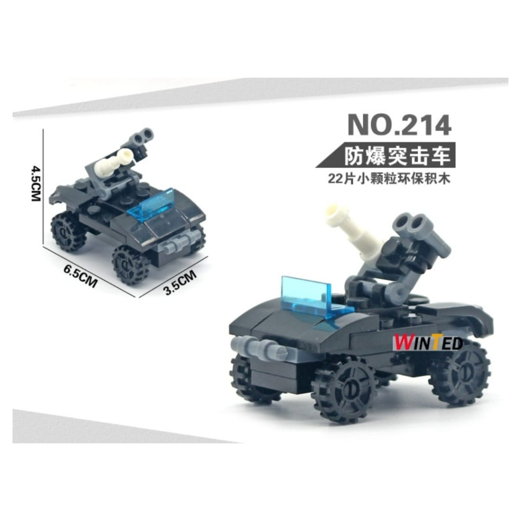 Mainan Anak Lego Builder Vehicle / Brick Mini Anak