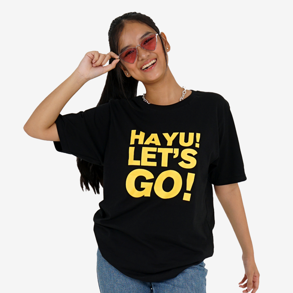 Kaos BaOng T-Shirt LETS GO Hitam