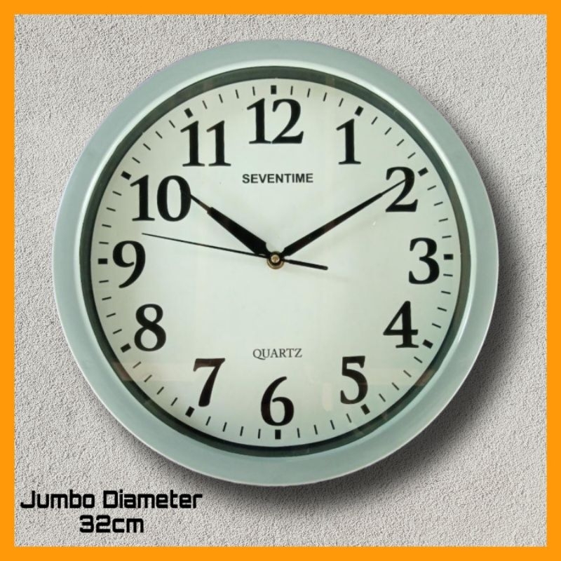 [COD] JAM DINDING SEVENTIME JUMBO POLOS 32CM