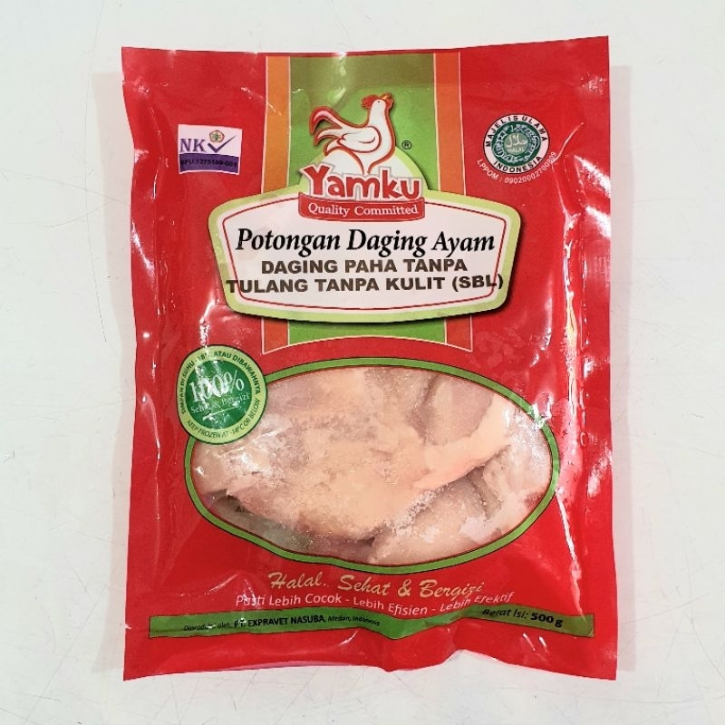 Yamku Daging Ayam Paha Tanpa Tulang Tanpa Kulit 500g