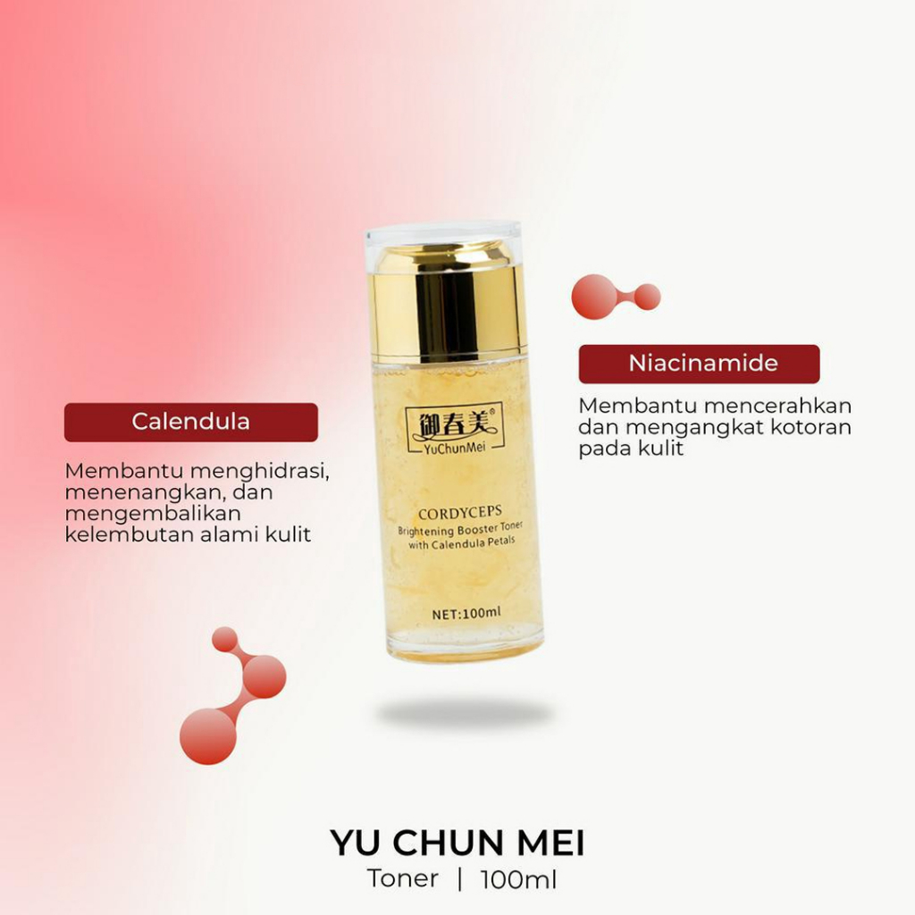 YU CHUN MEI SKINCARE SERIES ( CLEANSER / CREAM DAY &amp; NIGHT / FACE SERUM / TONER )