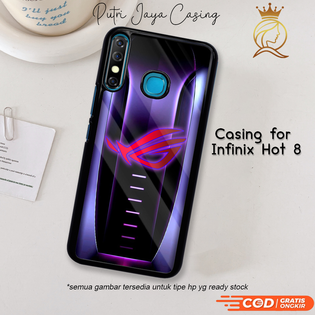 Case Hp Infinix Hot 8 Casing Infinix Hot 8 Motif 06 ROG Casing Terbaru Case Karakter Lucu Keren Casi