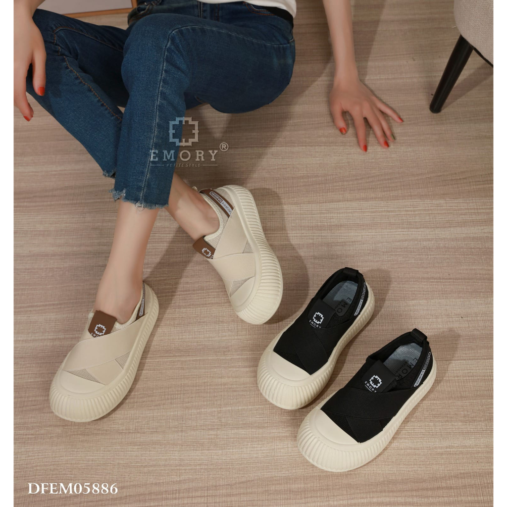 SEPATU SNEAKERS WANITA E M O R Y STYLE Fellany DFEMO 5886 MB