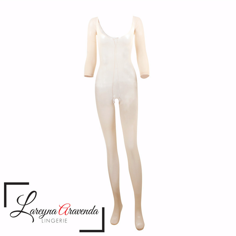 Lareyna Aravenda Lingerie Seamless Body Stocking Jaring Halus Lengan Panjang LG265