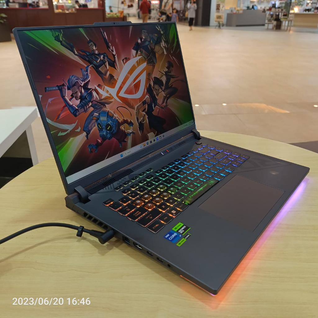 Laptop Gaming Asus Rog Strix G614JV Intel I7 13650HX 16Gb Ram 512Gb Ssd Nvidia Rtx 4060-8Gb 16 Wuxga Ips Windows 11 Original