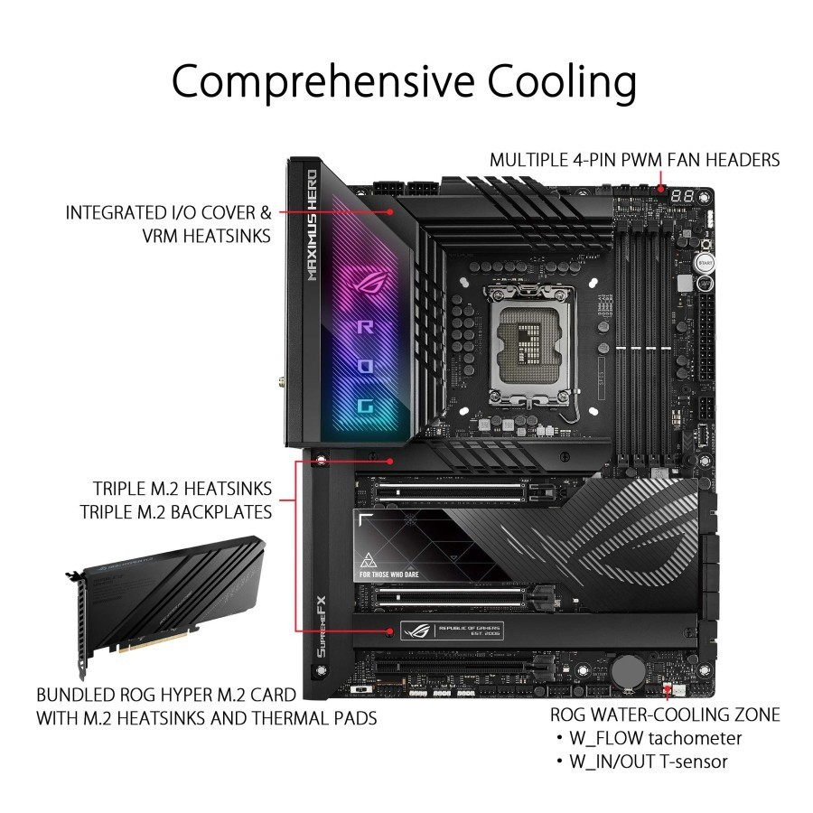 Asus ROG Maximus Z790 Hero - ATX Motherboard LGA 1700 DDR5