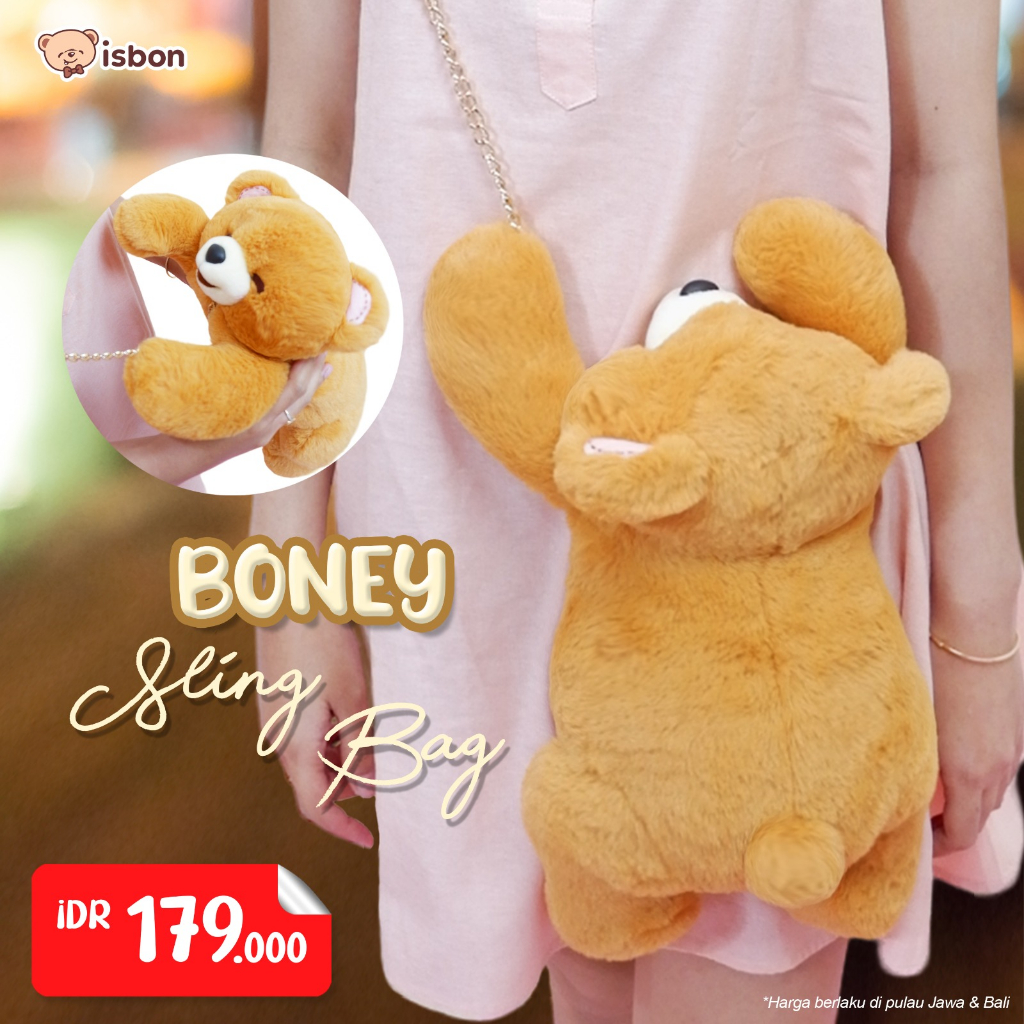 ISTANA BONEKA Tas Selempang Anak Sling Bag Ly Boney Lucu Bahan Premium