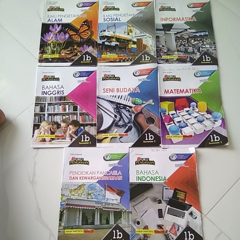 buku pengadaan kelas 7 smp 1 semester 2 putra nugraha talentha ipa ips informatika bahasa inggris se