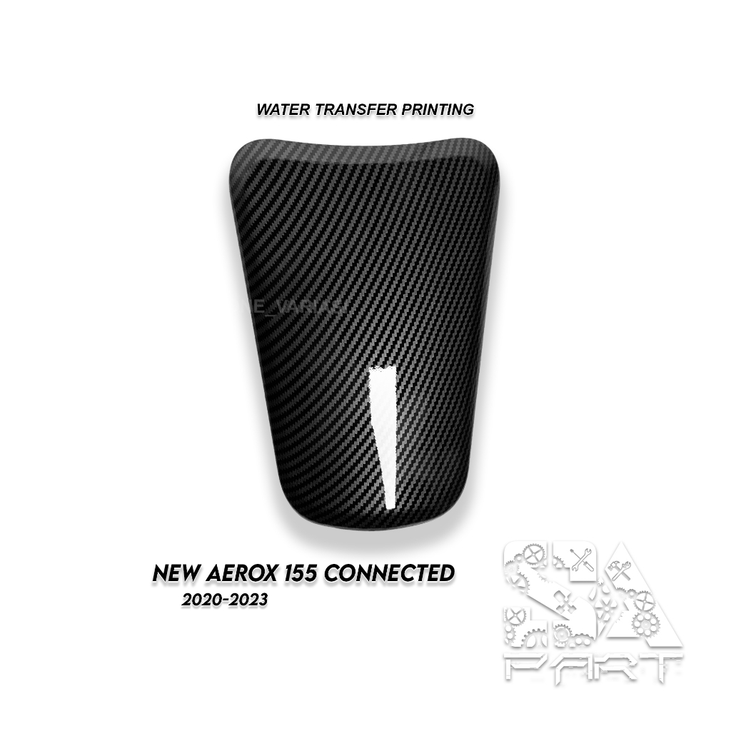 LID FUEL / COVER TUTUP TANGKI TANKI BENSIN CARBON ALL NEW AEROX 155 CONNECTED KARBON PART ORIGINAL