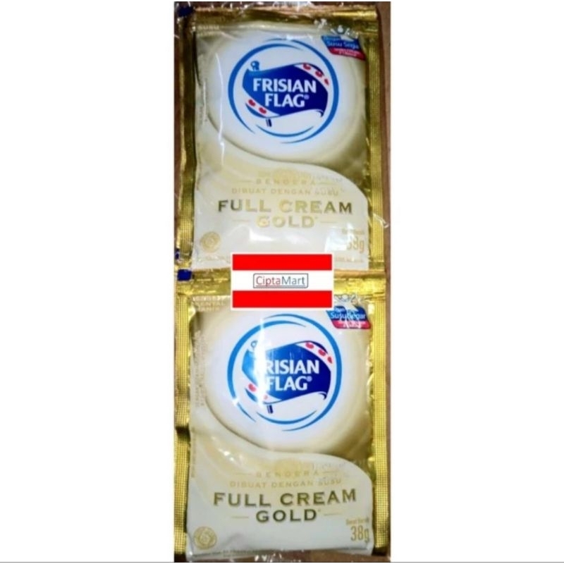 

Susu Kental Manis Gold Bendera sachet 6 x 38gr