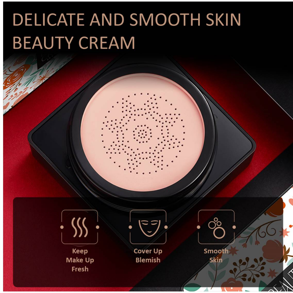 BB BEAUTY CREAM / RINOA BEAUTY CREAM BB AIR CUSHION FOUNDATION WITH SPONGE RINOA