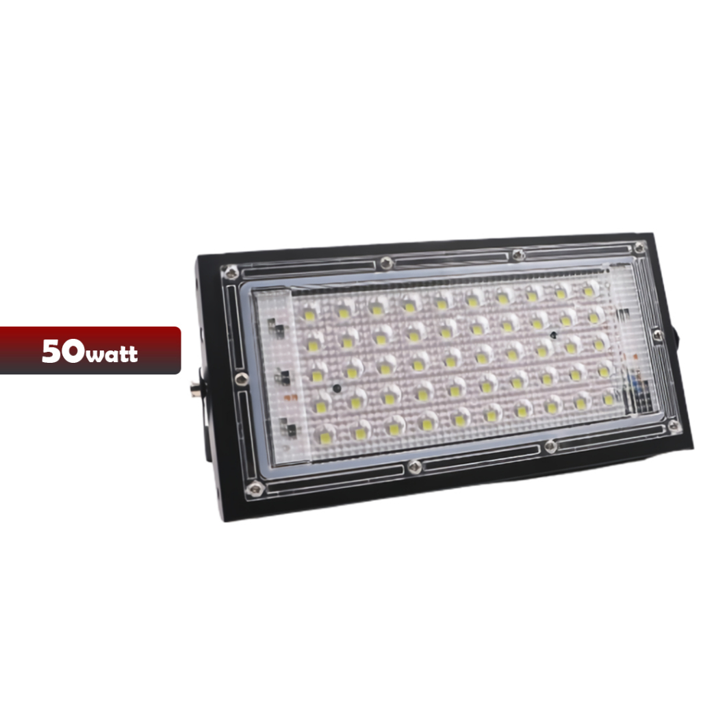 LAMPU SOROT LED tembak slim SMD 50w 50 watt floodlig -YOYOSOO