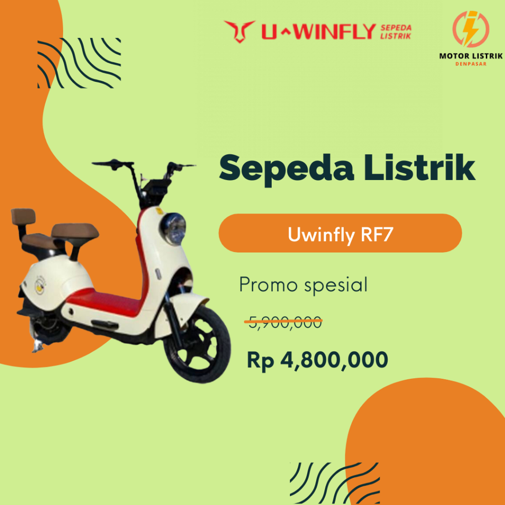 Sepeda Listrik Terbaru / Uwinfly RF7 / Terlaris