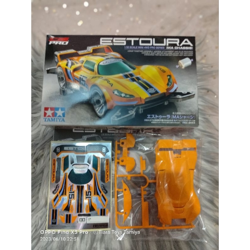 Tamiya 18659 Body Kap Estoura MA Chassis + Decal + Box