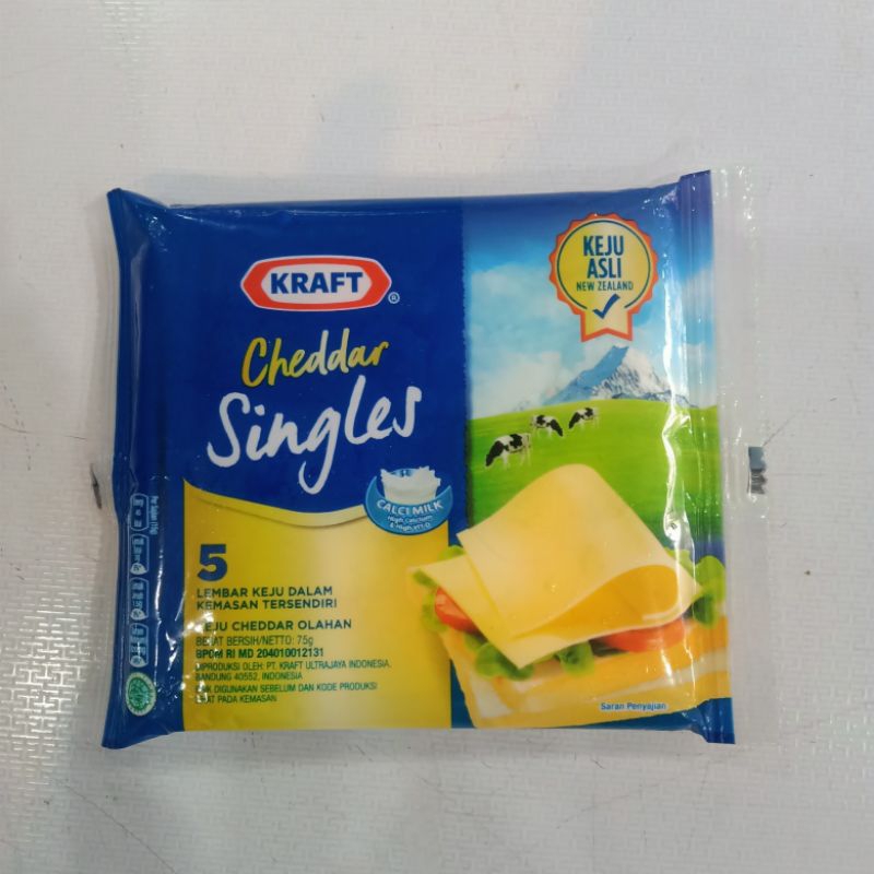 

Kraft Cheddar Single 75 g