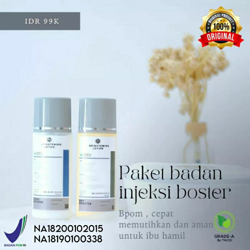 HB GRADE A by TM.CO INJEKSI BOOSTER BPOM 100ml SIANG DAN MALAM