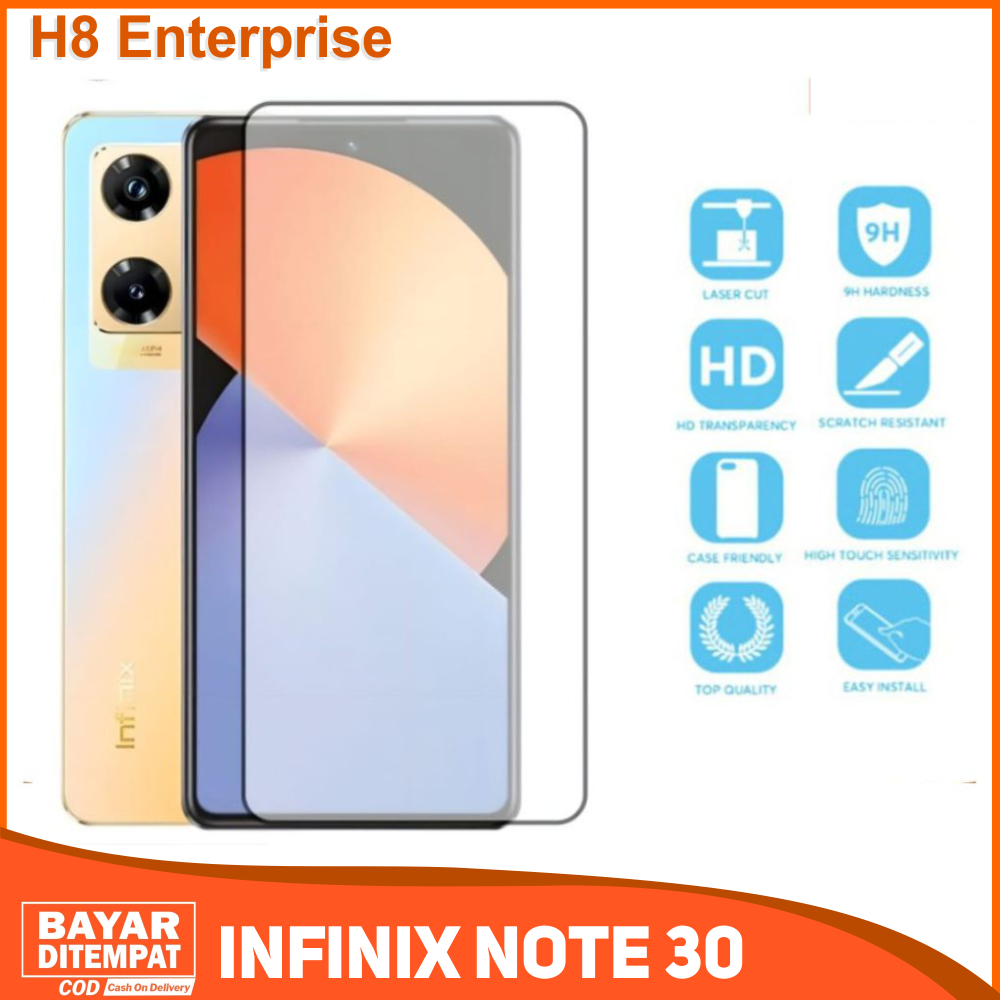 Tempered Glass Infinix Note 30 Note 30 Pro- Anti Gores Kaca Premium Quality