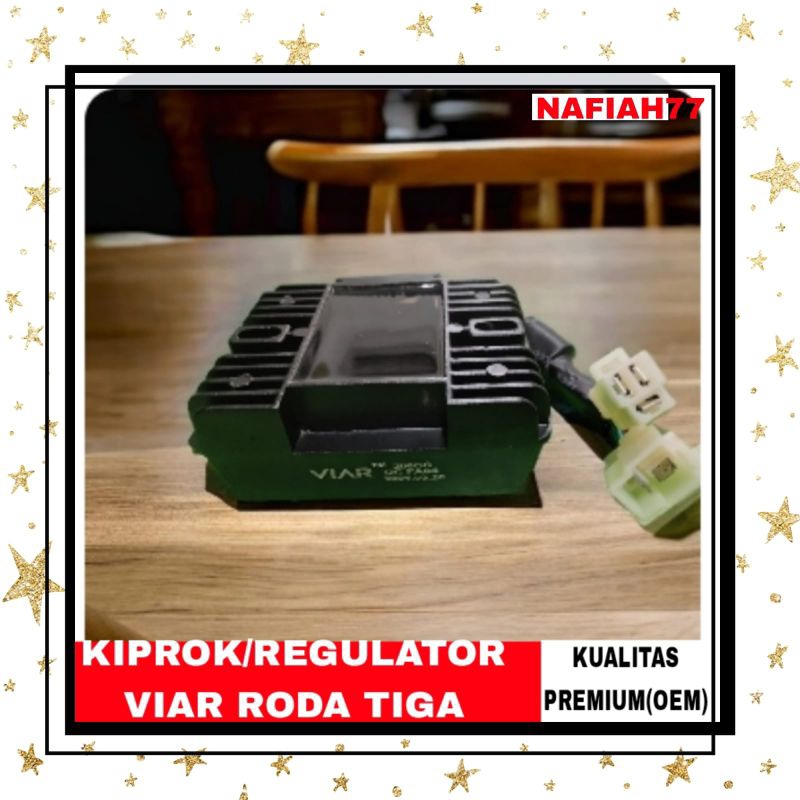 (KUALITAS PREMIUM OEM)KIPROK VIAR RODA TIGA REGULATOR VIAR RODA TIGA SPARE PARTS VIAR MOTOR RODA TIGA