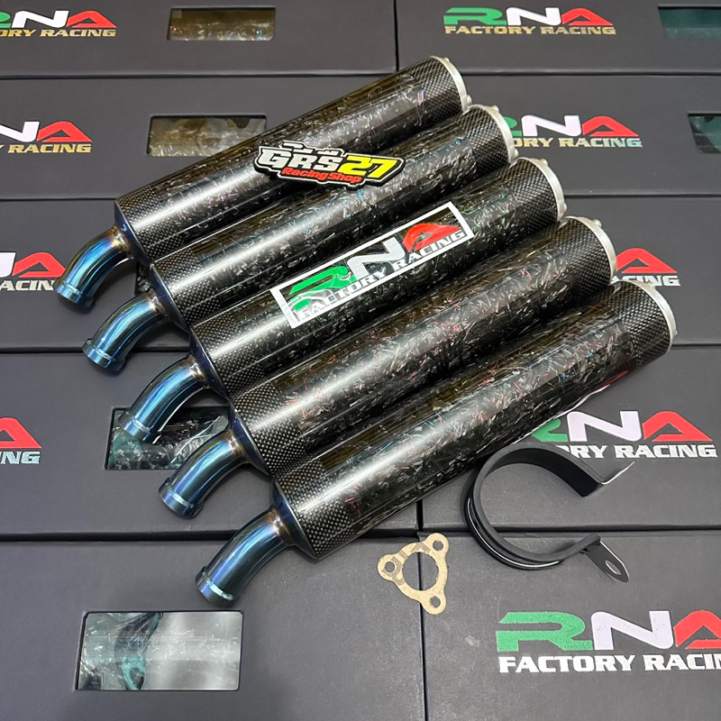 SLINCER SLINSER KNALPOT RNA CARBON FORGED TITANIUM NINJA R SS RR NEW OLD ZX CBU 150 ORI ORIGINAL BUK