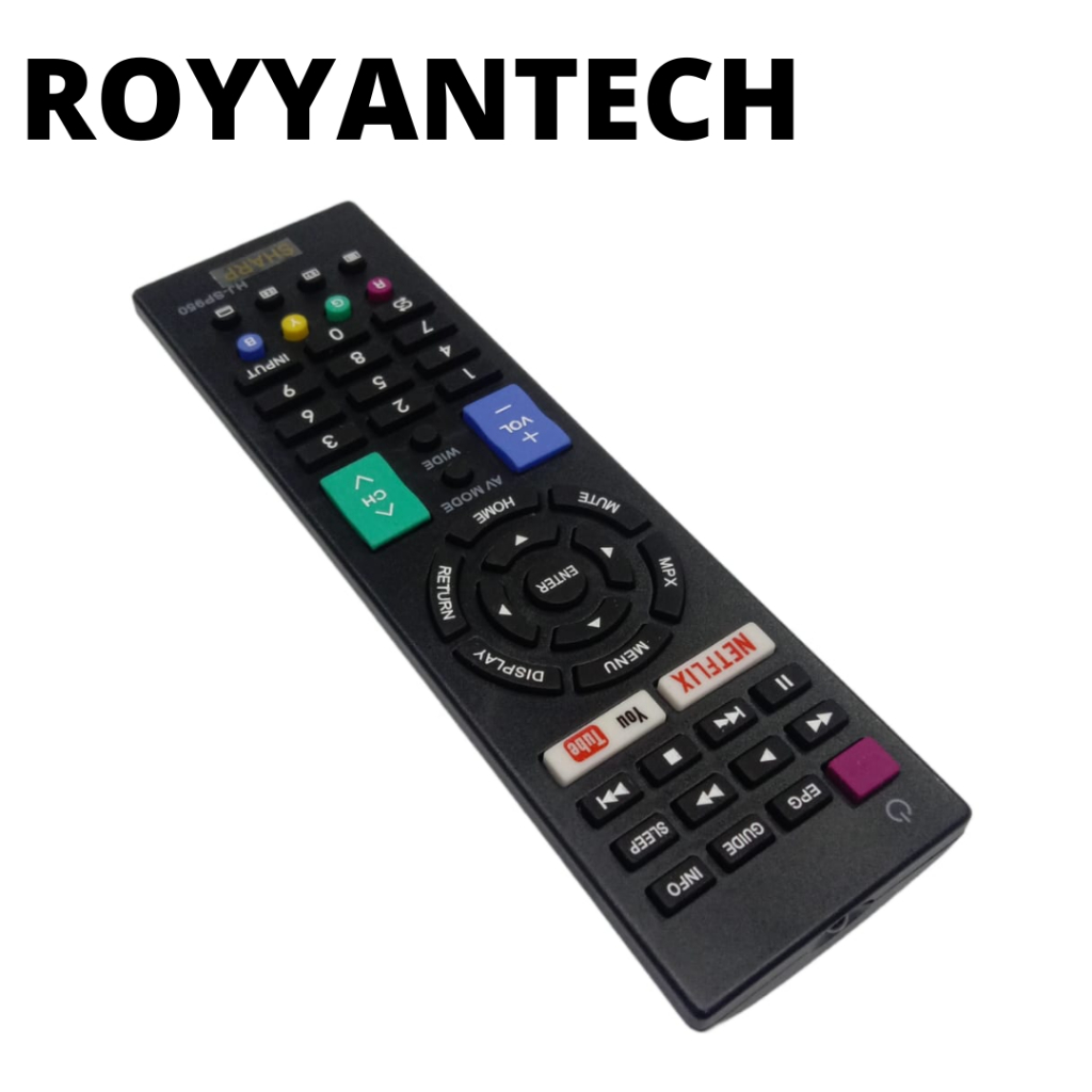 REMOTE TV LED LCD SHARP REMOT SMART TV SHARP BERBAGAI TYPE