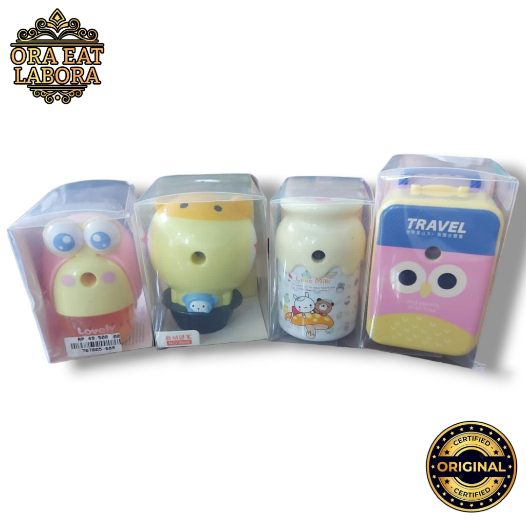 

Back To School Rautan Pensil Putar Impor Fancy Murah Serutan Pensil Peruncing - Ora Eat Labora