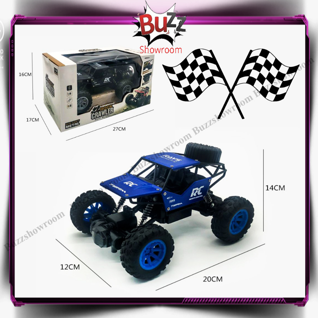 RC Mobil Mainan Rock Crawler Mobil Remote Kontrol Jeep Off Road Mainan