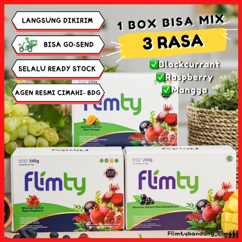 Flimty Fiber Pelangsing Detox racun usus lancar bab diet sehat Original